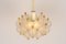 Large Frosted Glass and Brass Chandelier from Kinkeldey, Germany, 1970s 2