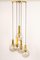 Large Cascading Chandelier in Smoked Glass from Cosack, Germany, 1970s 2