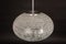 Lámpara colgante con bola de cristal de Murano de Doria, Germany, años 70, Imagen 10