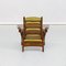Golden Green Velvet Adjustable Armchair in Pitch Pine by Clemens Holzmeist, 1930, Image 6