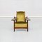 Golden Green Velvet Adjustable Armchair in Pitch Pine by Clemens Holzmeist, 1930, Image 2