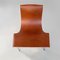 Mid-Century Brown Leather Model T Chairs by Katavolos, Kelley and Littell for Laverne, 1960s, Set of 6, Image 5