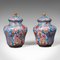 Antique English Ceramic Cloisonne Spice Jars, Set of 2 4