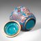 Antique English Ceramic Cloisonne Spice Jars, Set of 2, Image 10