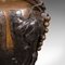 Large Antique Japanese Bronze Vases, Set of 2 10