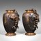 Grands Vases Antiques en Bronze, Japon, Set de 2 3