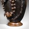 Große antike japanische Vasen aus Bronze, 2er Set 11