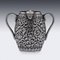 19th Century Indian Solid Silver Double Cream Jug, 1880, Image 3