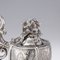 Französisches Teeservice aus massivem Silber, 1870, 19. Jh., 5er Set 31