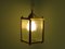 Mid-Century French Square Lantern Ceiling Lamp, 1950s, Image 5