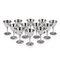 20th Century Solid Silver Cocktail Glasses from Tiffany & Co, 1920, Set of 12 1