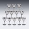 20th Century Solid Silver Cocktail Glasses from Tiffany & Co, 1920, Set of 12 2