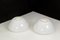 Ceiling Lights in White Acrylic Glass, 1970s, Set of 2 3