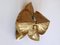Wandleuchte aus vergoldeter Bronze von Chrystiane Charles für Charles Et Fils, Paris, 1980er 16