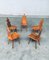 Mid-Century Brutalist Tiroler Chair Set, 1960s, Poland, Set of 5 19