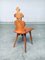 Mid-Century Brutalist Tiroler Chair Set, 1960s, Poland, Set of 5, Image 13