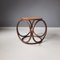 Bentwood and Rattan Circular Stool, 1970s 5