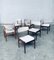 Sedie da pranzo Mid-Century in teak, Scandinavia, anni '60, set di 6, Immagine 17