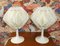 Lampade da tavolo bianche di Zicoli, anni '70, set di 2, Immagine 1