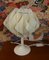 Lampade da tavolo bianche di Zicoli, anni '70, set di 2, Immagine 3
