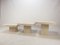 Italian Travertine Coffee Tables, 1980s, Set of 3 7