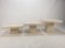 Italian Travertine Coffee Tables, 1980s, Set of 3, Image 12