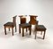Italian Birchwood Dining Chairs, 1970s, Set of 4 4