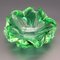 Italian Green Murano Glass Ashtray, Image 2