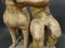 Französische Terrakotta Skulptur eines Kindes mit Hund 8