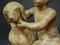 French Terracotta Sculpture of Child with Dog 9