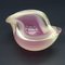 Murano Glass Ashtray in Pink by Archimede Seguso, 1950s 1