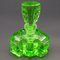 Green Art Deco Glass Flacon, 1930s, Image 2