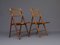 Chaises Pliantes Vintage en Bambou et Rotin, 1970s, Set de 2 1