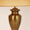 Große Mid-Century Tischlampen aus vergoldetem Messing & Lampenschirmen aus Seide, 2er Set 7