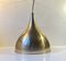 Scandinavian Modern Silhouette Pendant Lamp in Brass by Jo Hammerborg for Fog & Menup, 1970s 1