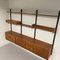 Mid-Century Teak Wall System with Brass Details, 1960s 6