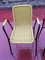 Vintage Woven Plastic Bar Chairs, Italy, 1960, Set of 3 6