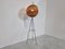 Mid-Century Wicker Cocoon Floor Lamp, 1960s, Image 2