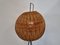 Mid-Century Wicker Cocoon Floor Lamp, 1960s 7