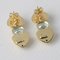 18 Karat Yellow Gold and 5.00 Carat Blue Topaz Stud Earrings 4