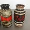 Jarrones Fat Lava Pottery 213-20 vintage de Scheurich, Alemania. Juego de 4, Imagen 11