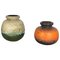 Fat Lava Pottery Vases from Scheurich, Germany, 1970s, Set of 2 1