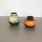 Fat Lava Pottery Vases from Scheurich, Germany, 1970s, Set of 2 2