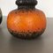 Fat Lava Pottery Vases from Scheurich, Germany, 1970s, Set of 2 13