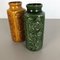 Fat Lava Pottery Jura 282-26 Vases from Scheurich, Germany, 1970s, Set of 2 11