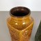 Fat Lava Keramik Jura 282-26 Vasen von Scheurich, Deutschland, 1970er, 2er Set 8