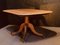 Mid-Century Victorian Mahogany Breakfast Tilt-Top Table in Raw Wood 1