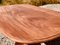Mid-Century Victorian Mahogany Breakfast Tilt-Top Table in Raw Wood, Image 8