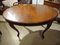 Extendable Oval Table in Mahogany with Legs in Cabriolè by Luigi Filippo 1