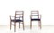 Teak & Velvet Dining Chairs by Richard Hornby for Fyne Ladye, 1960s, Set of 4, Image 3
